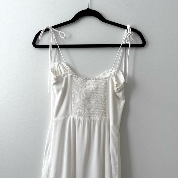 Aritzia Wilfred Fable Sweetheart Bustier Mini Dress White Crepe Sz 2 NWT - Picture 6 of 16